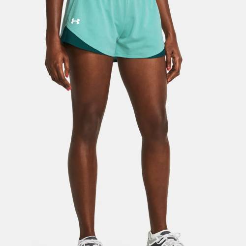 Kraťasy Under Armour Play Up Twist Shorts 3.0 - zelené