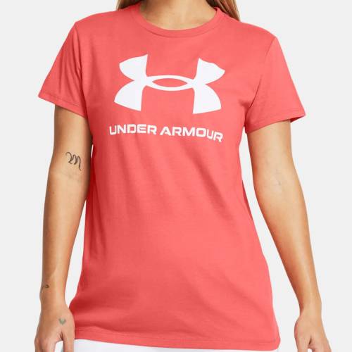 Tričko Under Armour UA W SPORTSTYLE LOGO SS - růžové