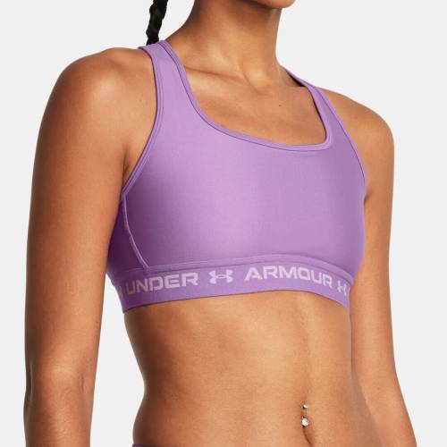 Podprsenka Under Armour Crossback Mid Bra - fialová