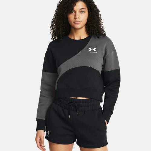 Dámská mikina Under Armour Essential Fleece Crop Crew