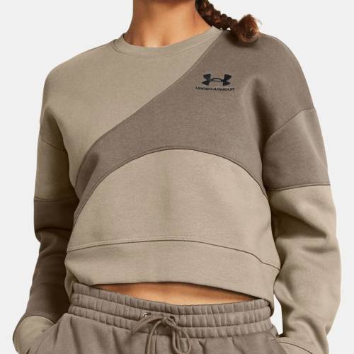 Dámská mikina Under Armour Essential Fleece Crop Crew