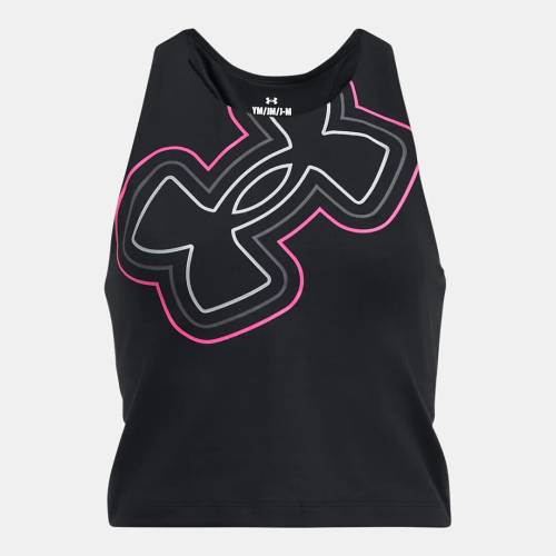 Dívčí tílko Under Armour Motion Branded Crop Tank