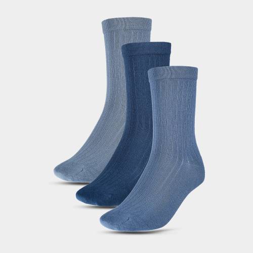 Dětské ponožky casual nad kotník s organickou bavlnou (3Pack) 4F - multibarevné