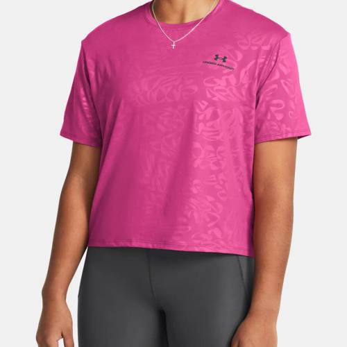 Dámské tričko Under Armour Vanish Energy Emboss Crop SS