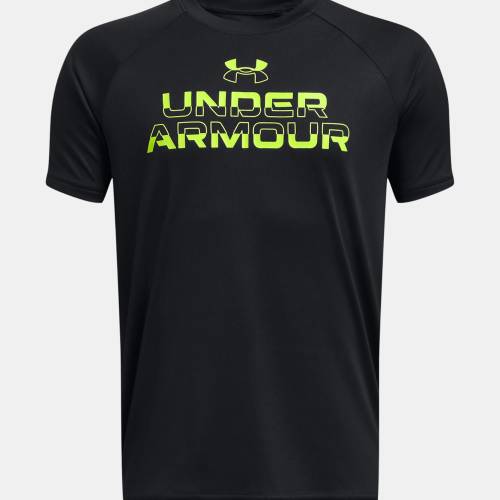 Chlapecké tričko Under Armour Tech Split Wordmark SS