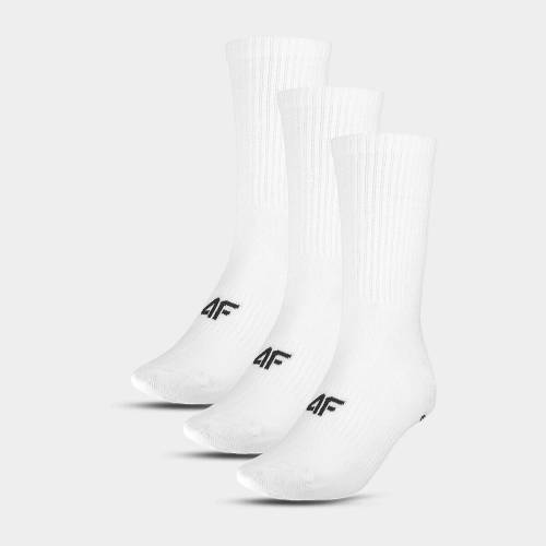 Dámské ponožky casual nad kotník (3pack) 4F - bílé