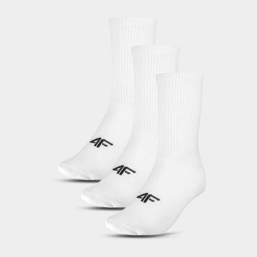 Pánské ponožky casual nad kotník (3pack) 4F - bílé