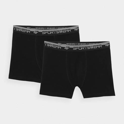 Pánské spodní prádlo boxerky 4F (2Pack) - černé