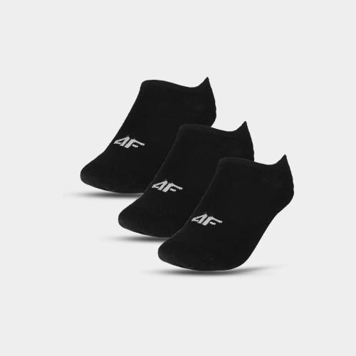 Dámské krátké ponožky casual (3 pack) 4F - černé