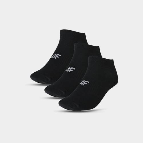 Dámské kotníkové ponožky casual (3 Pack) 4F - černé