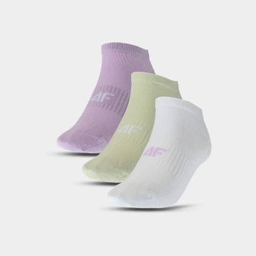 Dámské kotníkové ponožky casual 4F (3pack) - multibarevné