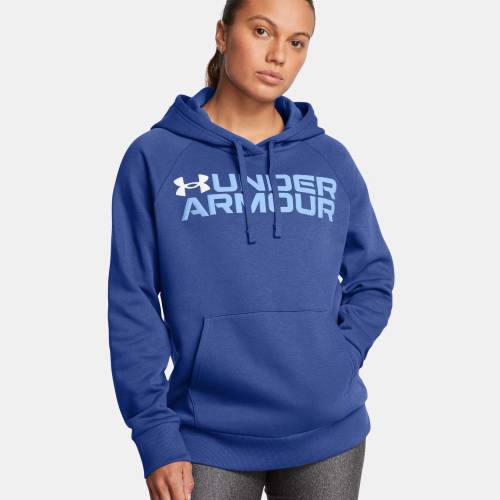 Dámská mikina Under Armour Rival Fleece Wordmark Hoodie