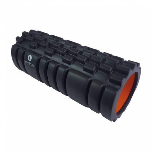 Foam Roller with grid black/orange