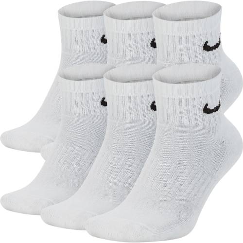 Kotníkové bavlněné ponožky Nike EVERYDAY CUSHIONED QUARTER (6 PAIRS), M