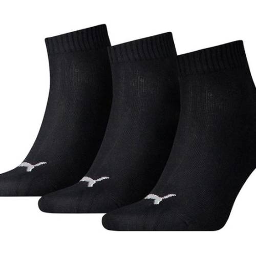 Kotníkové bavlněné ponožky Puma QUARTER PLAIN (3 PAIRS), XXL