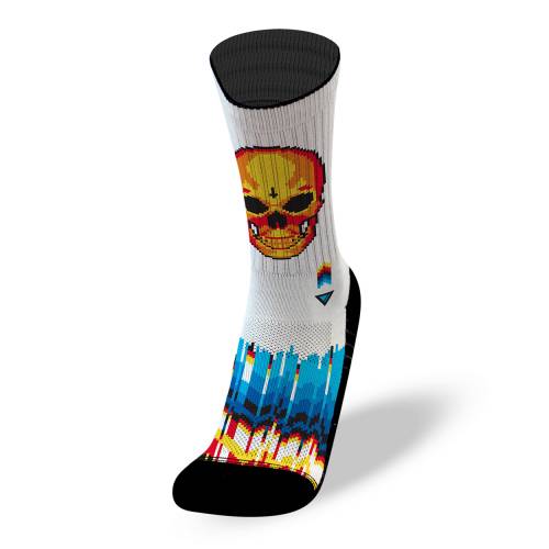 Pánské ponožky Lithe Pixel Skull
