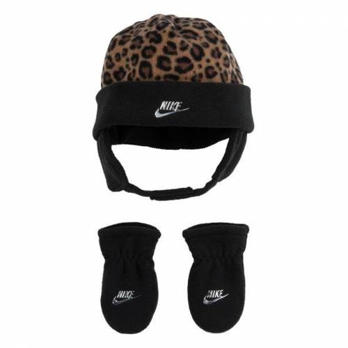 Nike leopard baby trapper BLACK