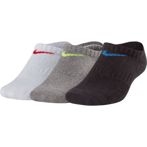 Dětské nízké funkční ponožky Nike PERFORMANCE CUSHIONED NO-SHOW TRAINING SOCKS (3 PAIRS) K, S