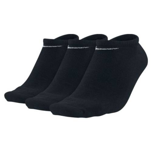 Nízké bavlněné ponožky Nike VALUE COTTON NO-SHOW (3 PAIRS) černé, M