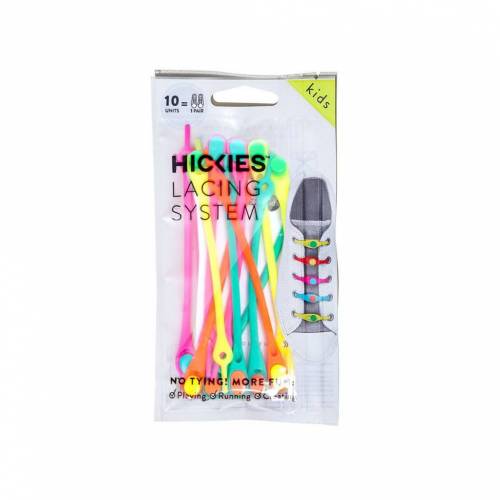 Dětské elastické tkaničky Hickies (10ks) - barevné